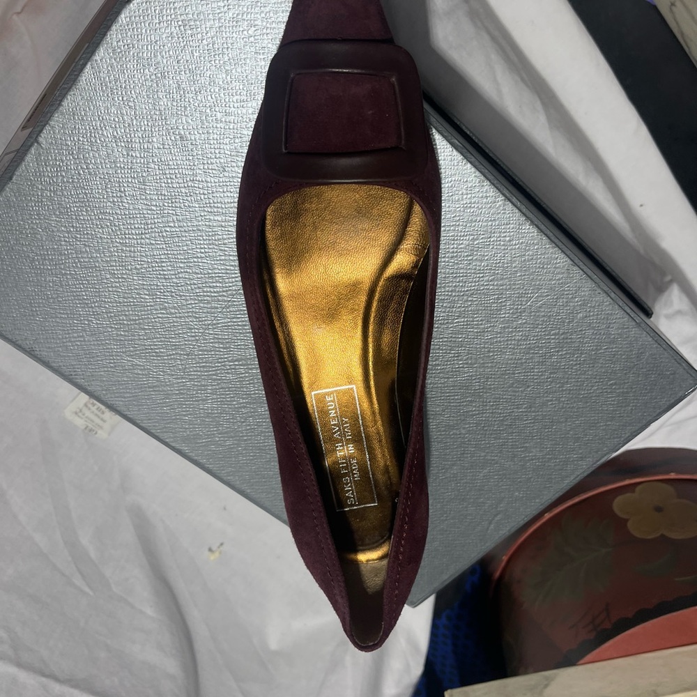 Elegant Burgundy Women's Shoe